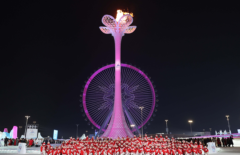 Cauldron lit at Harbin Asian Winter Games opening ceremony